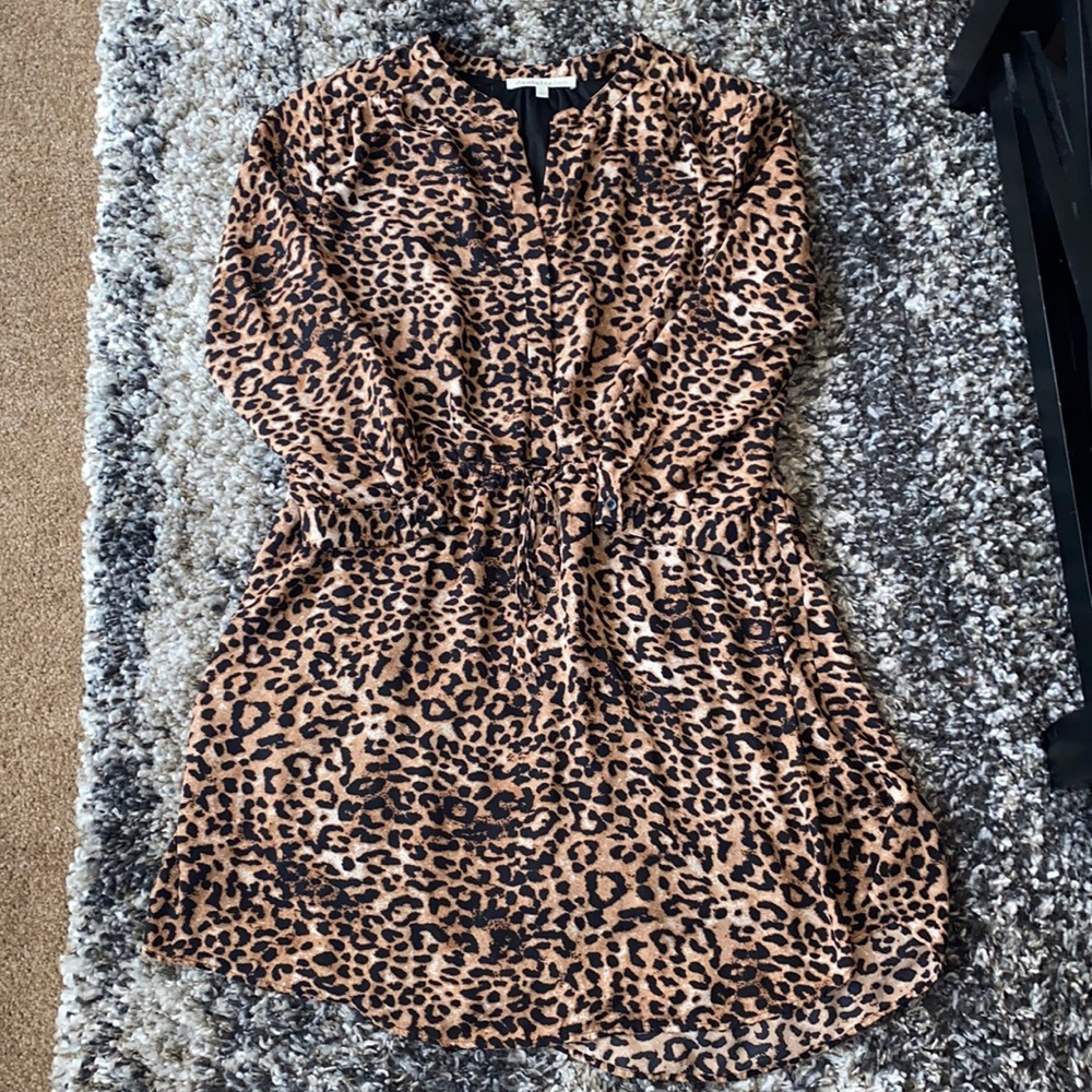 DANIEL RAINN ANIMAL PRINT TIE WAIST CASUAL DRESS SIZE XL